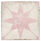 Faenza 8x8 White Pink Porcelain Square Motif Wall and Floor Tile (15 Pack, 6.46 sq ft/case)
