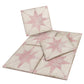Faenza 8x8 White Pink Porcelain Square Motif Wall and Floor Tile (15 Pack, 6.46 sq ft/case)