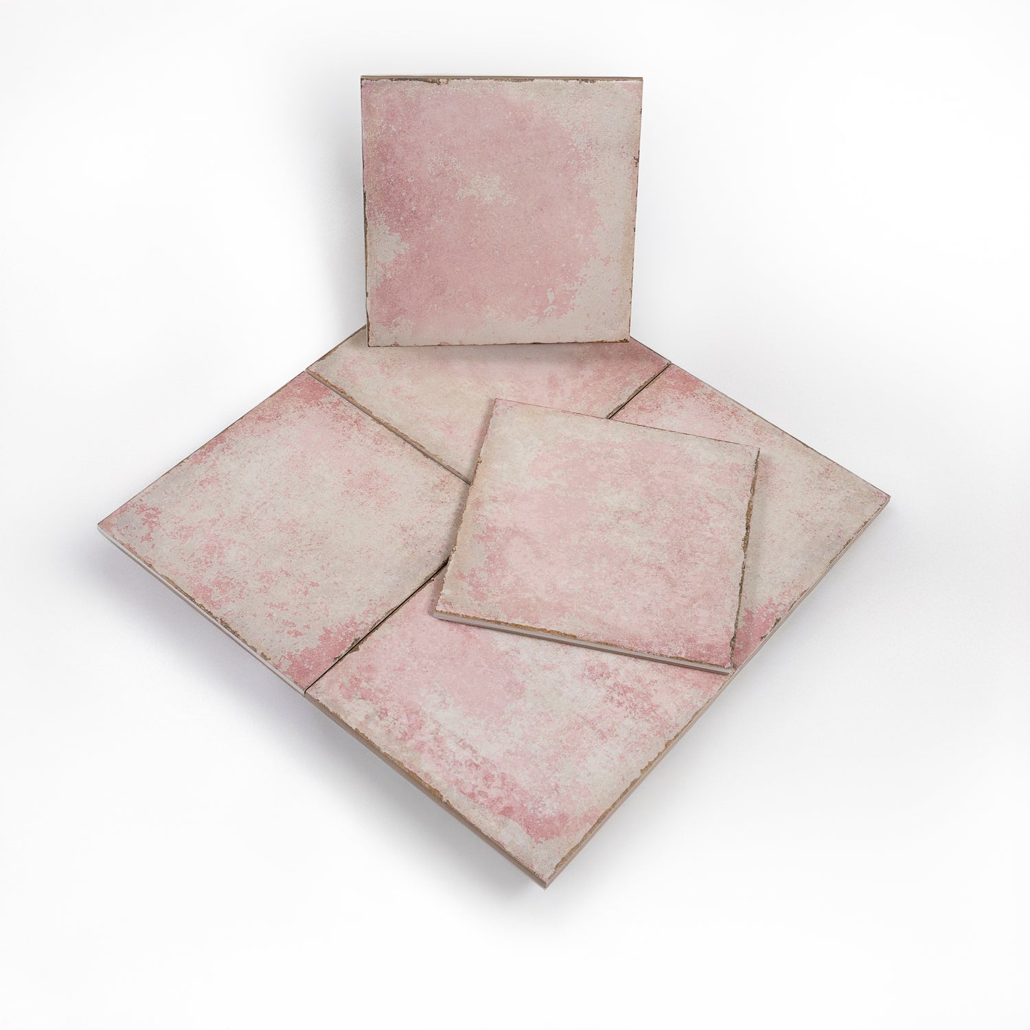Dusty Pink 8x8 Matte Square Porcelain Tile (15 pack, 6.46 sq ft/case)