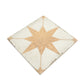 Faenza 8x8 White Terracotta Porcelain Square Motif Wall and Floor Tile (15 Pack, 6.46 sq ft/case)
