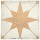 Faenza 8x8 White Terracotta Porcelain Square Motif Wall and Floor Tile (15 Pack, 6.46 sq ft/case)