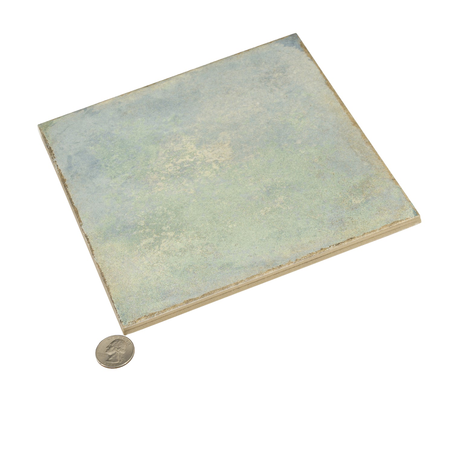 Faenza 8x8 Dusty Sage Green Porcelain Square Wall and Floor Tile (15 Pack, 6.46 sq ft/case)