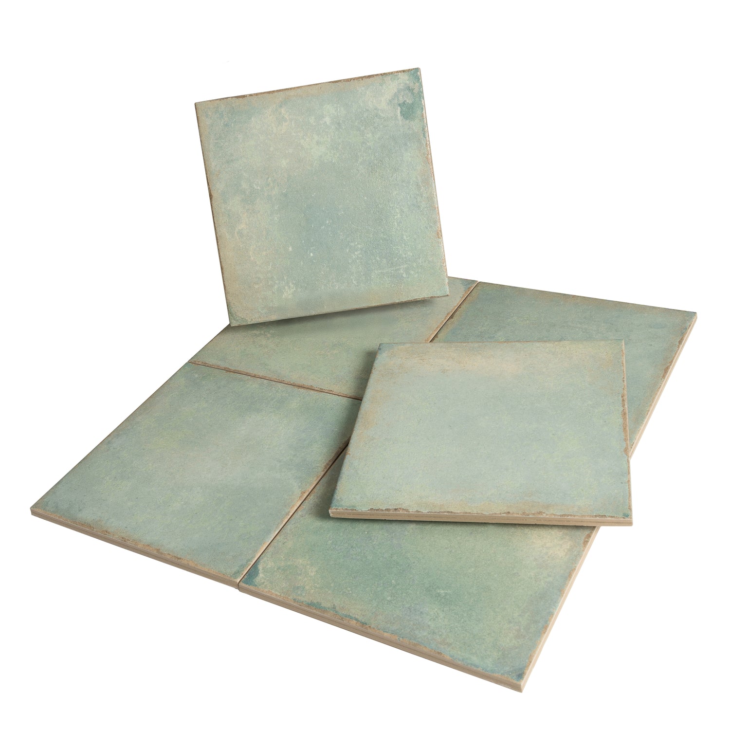 Faenza 8x8 Dusty Sage Green Porcelain Square Wall and Floor Tile (15 Pack, 6.46 sq ft/case)