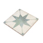 Faenza 8x8 White, Dusty Sage Green Porcelain Square Motif Wall and Floor Tile (15 Pack, 6.46 sq ft/case)