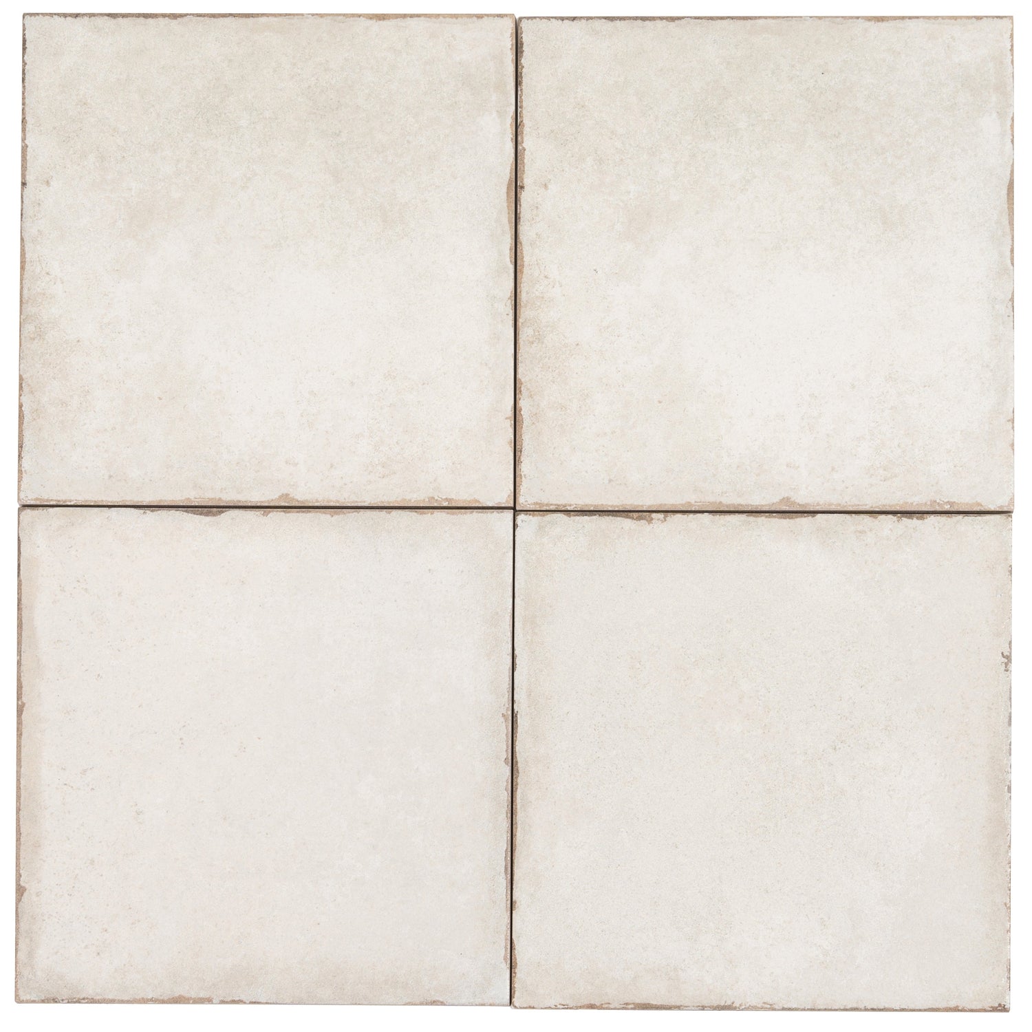 Faenza 8x8 Chalk White Porcelain Square Wall and Floor Tile (15 Pack, 6.46 sq ft/case) - Sample