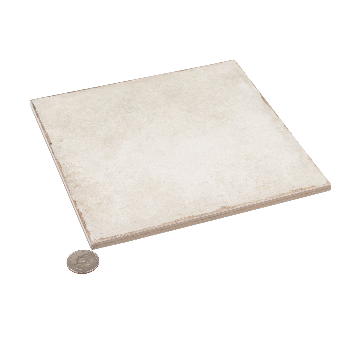 Faenza 8x8 Chalk White Porcelain Square Wall and Floor Tile (15 Pack, 6.46 sq ft/case) - Sample