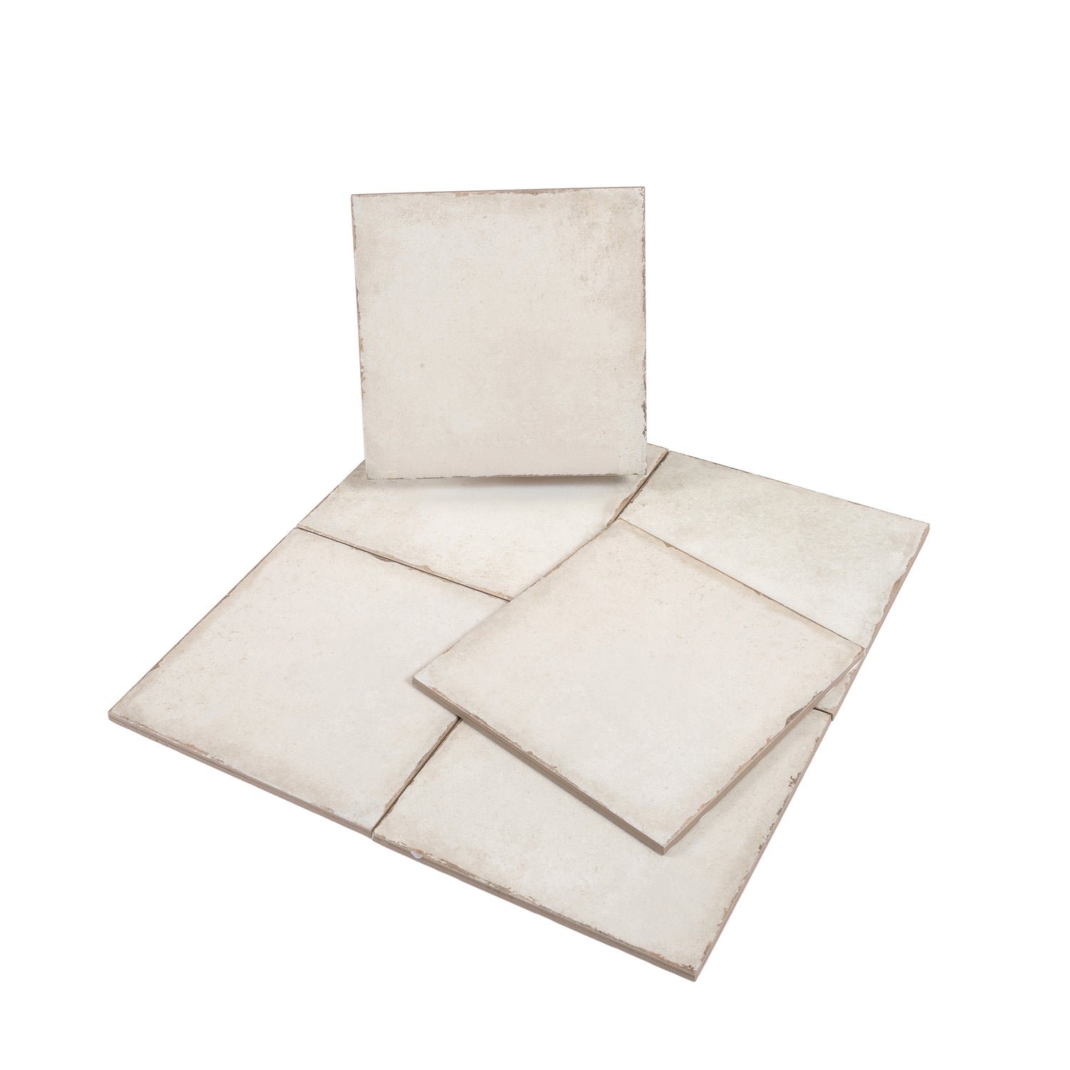 Faenza 8x8 Chalk White Porcelain Square Wall and Floor Tile (15 Pack, 6.46 sq ft/case)