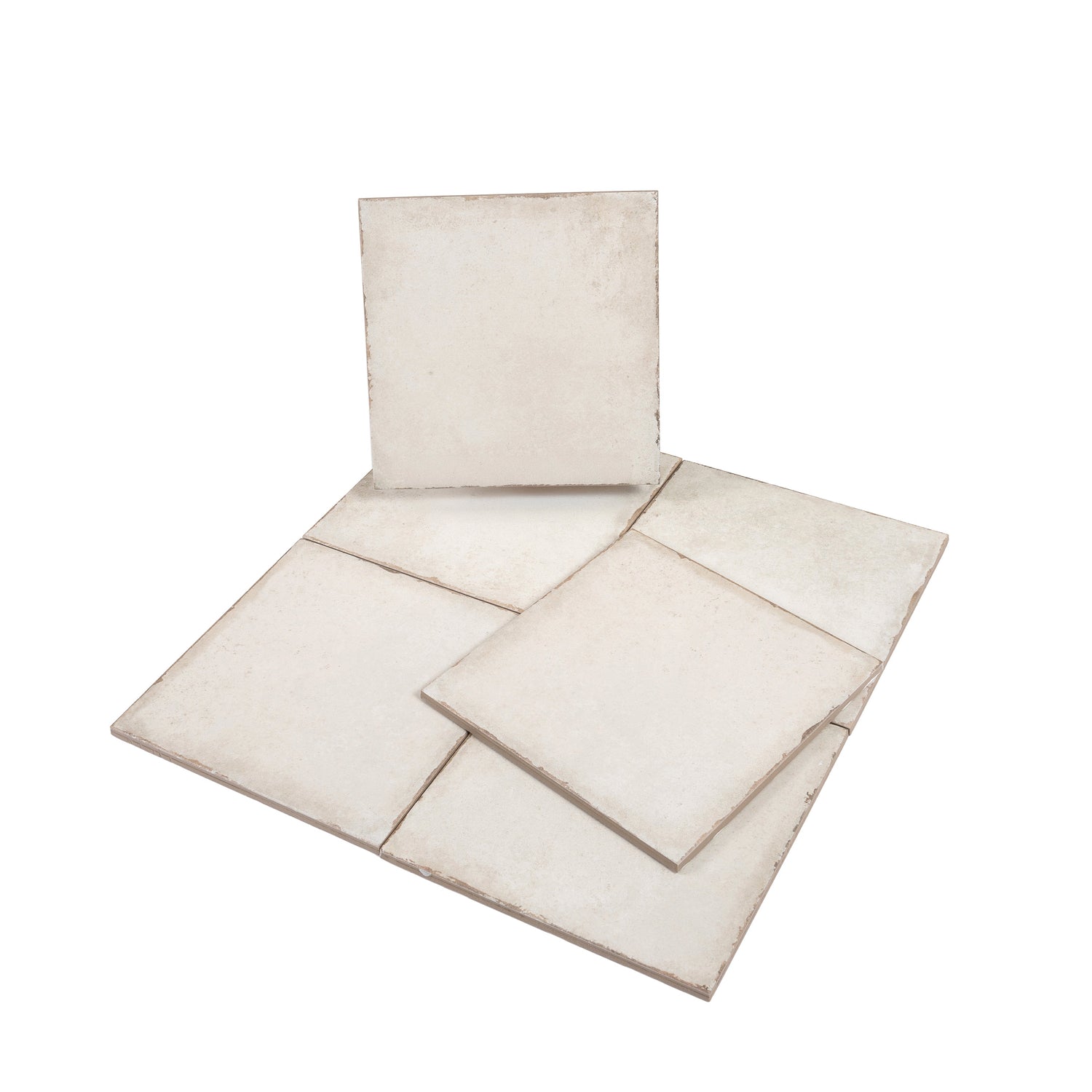 Faenza 8x8 Chalk White Porcelain Square Wall and Floor Tile (15 Pack, 6.46 sq ft/case) - Sample