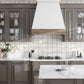 Faenza 8x8 Chalk White Porcelain Square Wall and Floor Tile (15 Pack, 6.46 sq ft/case)