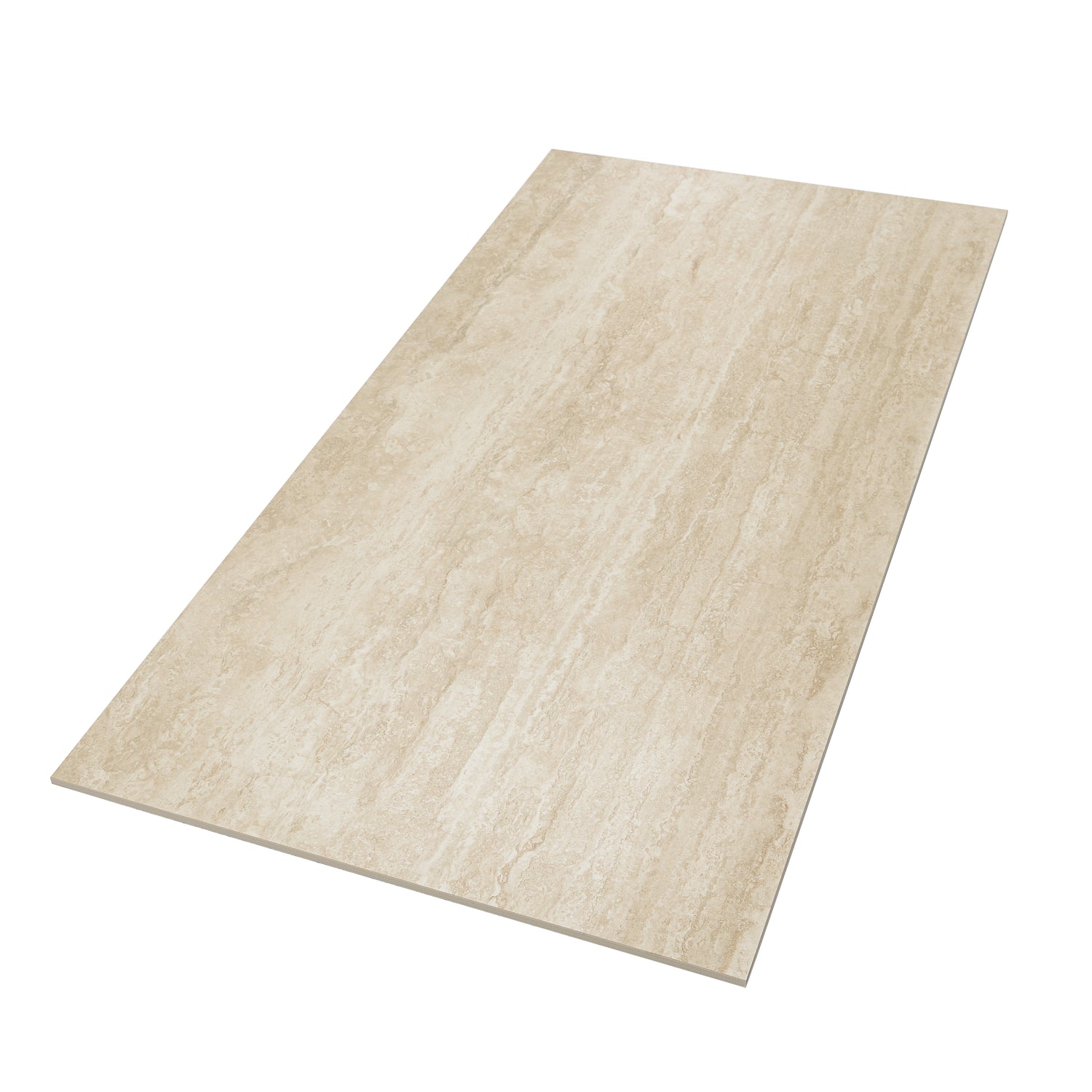 Warm Beige 24x48 Matte Plain Porcelain Large Tile (2 pack, 15.55 sq ft/case)