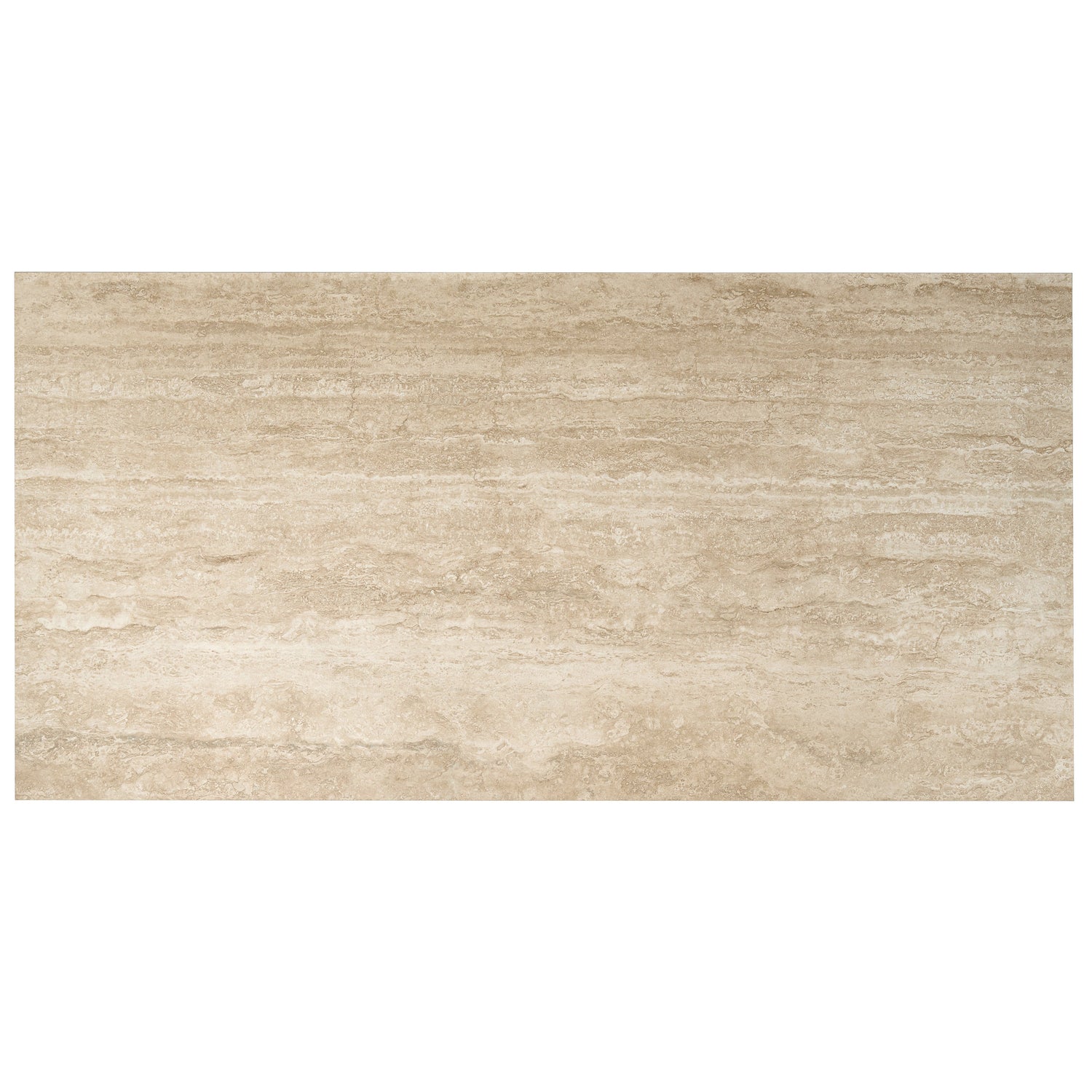 Terrain 24x48 Warm Beige Porcelain Large Format Plain Wall and Floor Tile (2 Pack, 15.55 sq ft/case) - Sample