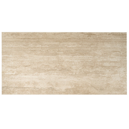 Terrain 24x48 Warm Beige Porcelain Large Format Plain Wall and Floor Tile (2 Pack, 15.55 sq ft/case) - Sample