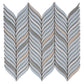 Sample - White and Blue 10x12 in. Glossy Finished Cermaic Mosaic Wall Tile (4.18 sq ft/case, 5 pack)