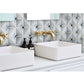 Frost White 12x12 in. Glossy Finished Cermaic Mosaic Wall Tile (5 sq ft/case, 5 pack)