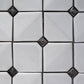 White 12x12 in. Glossy Finished Cermaic Mosaic Wall Tile (5 sq ft/case, 5 pack)