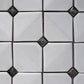Sample - White 12x12 in. Glossy Finished Cermaic Mosaic Wall Tile (5 sq ft/case, 5 pack)