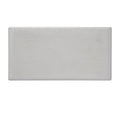 white glossy 3x6 ceramic subway tile with textured crackle finish