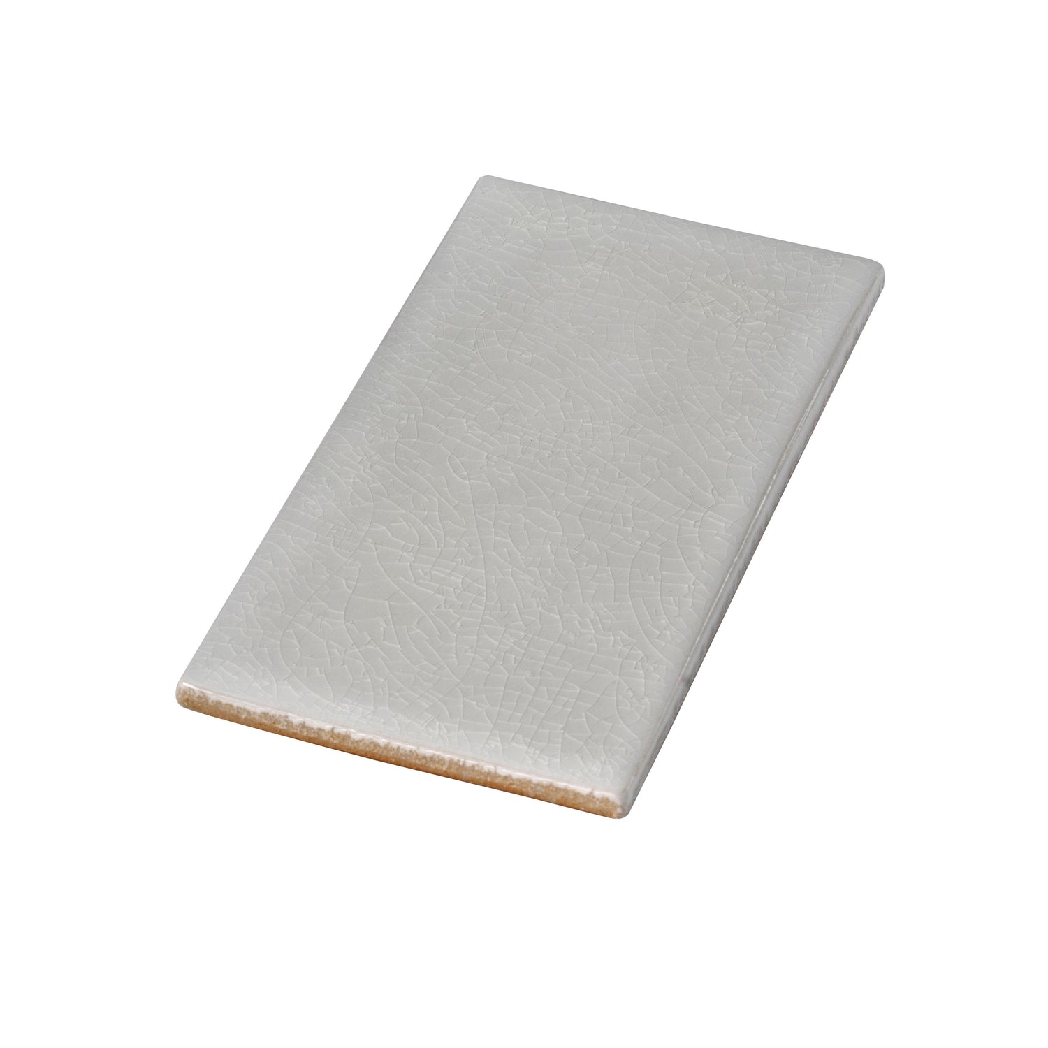 Sample - White 3x6 in. Glossy Ceramic Subway Tile (5 sq ft/case, 40 pack)