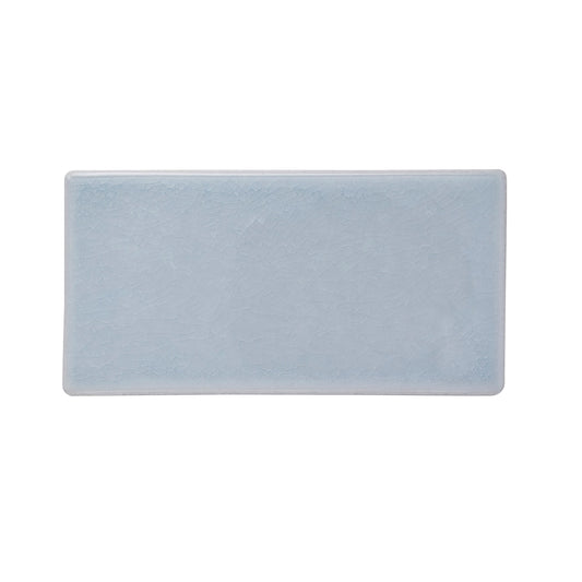Sample-Snow White 3x6 in. Glossy Ceramic Subway Tile (5 sq ft/case, 40 pack)