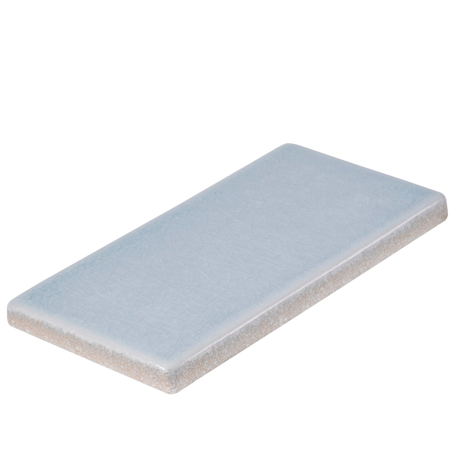 Sample - Snow White 3x6 in. Glossy Ceramic Subway Tile (5 sq ft/case, 40 pack)