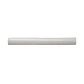 White glossy ceramic pencil liner tile trim 0.6x6 inch for decorative edges and borders
