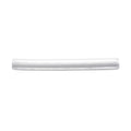 Glossy white ceramic pencil tile trim with rounded edges for seamless tile transitions