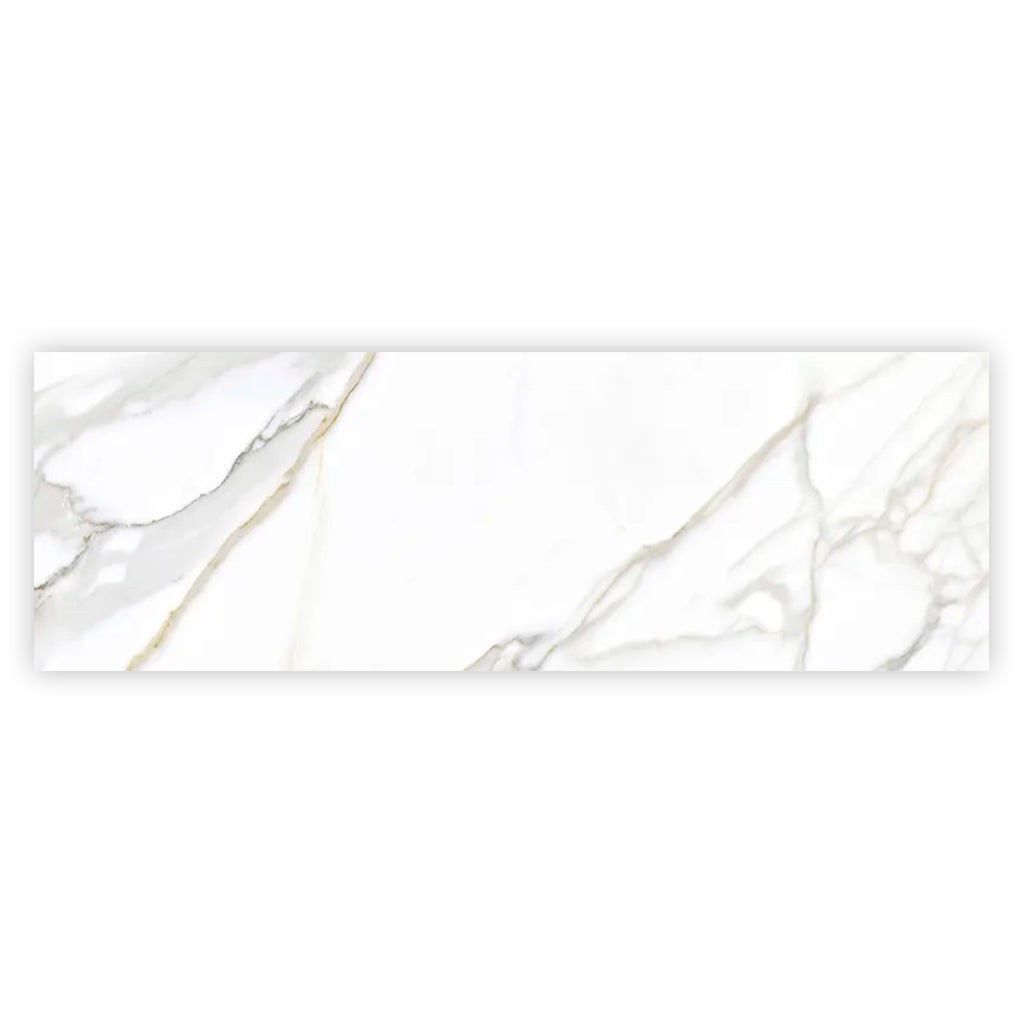 Strata 15.75 in. x 47.25 in. Matte Soft White Ceramic Large Format Wall and Floor Tile (15.5 sq ft/case) - 3 Pack