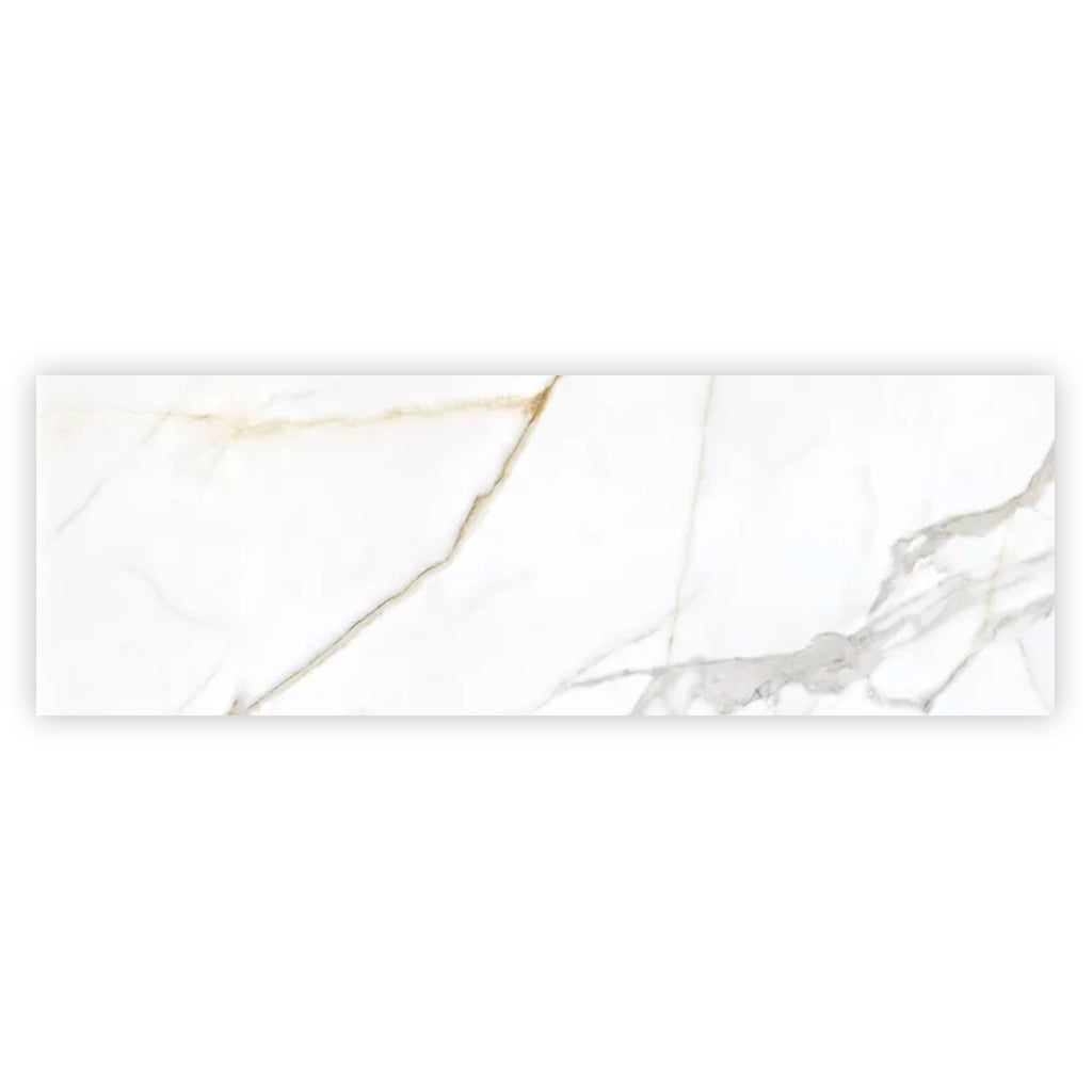 Strata 15.75 in. x 47.25 in. Matte Soft White Ceramic Large Format Wall and Floor Tile (15.5 sq ft/case) - 3 Pack