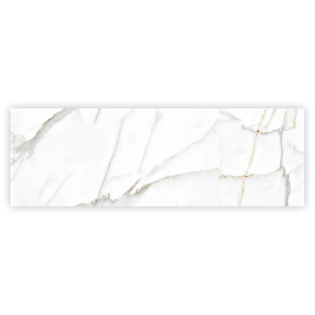 Strata 15.75 in. x 47.25 in. Matte Soft White Ceramic Large Format Wall and Floor Tile (15.5 sq ft/case) - 3 Pack