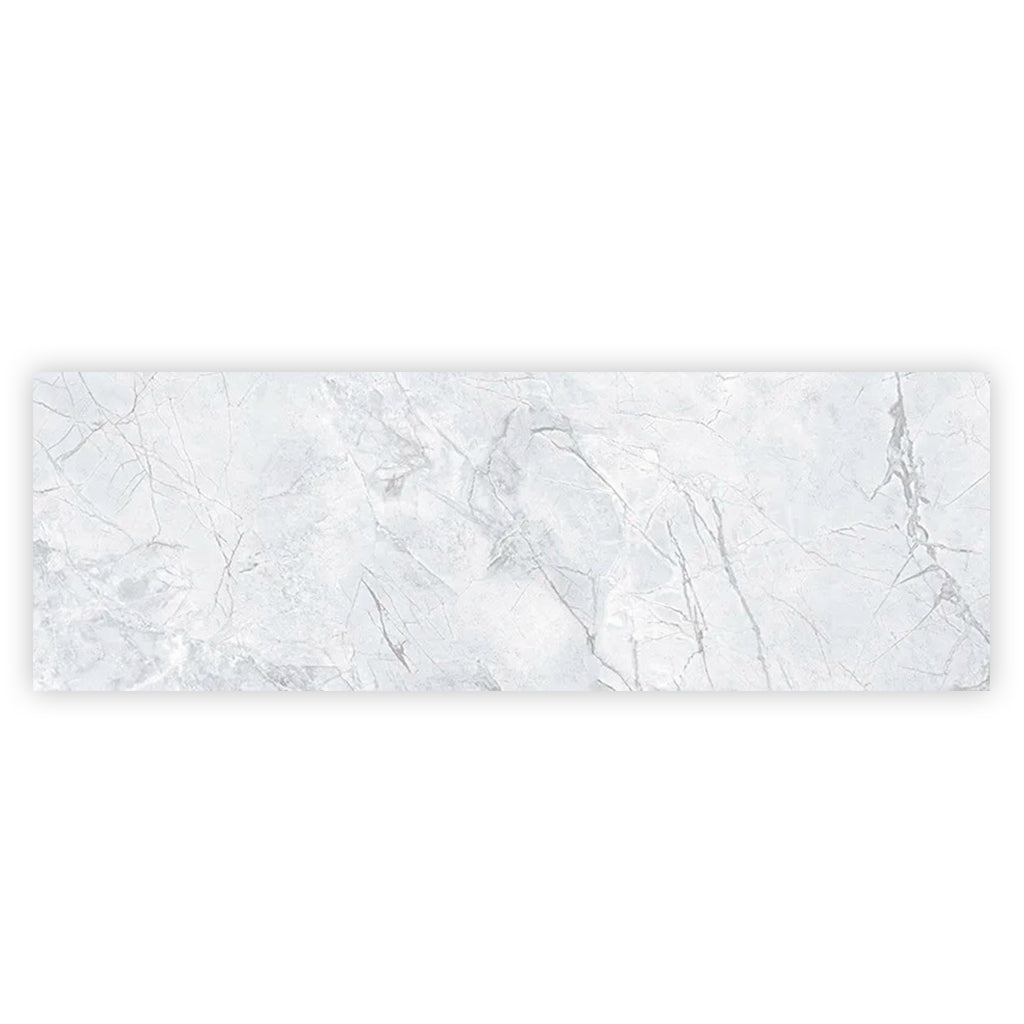 Strata 15.75 in. x 47.25 in. Matte Light Grey and White Ceramic Large Format Wall and Floor Tile (15.5 sq ft/case) - 3 Pack