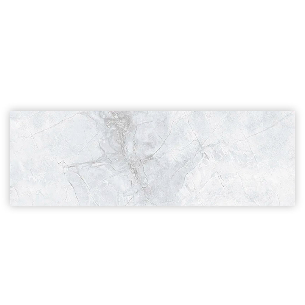 Strata 15.75 in. x 47.25 in. Matte Light Grey and White Ceramic Large Format Wall and Floor Tile (15.5 sq ft/case) - 3 Pack