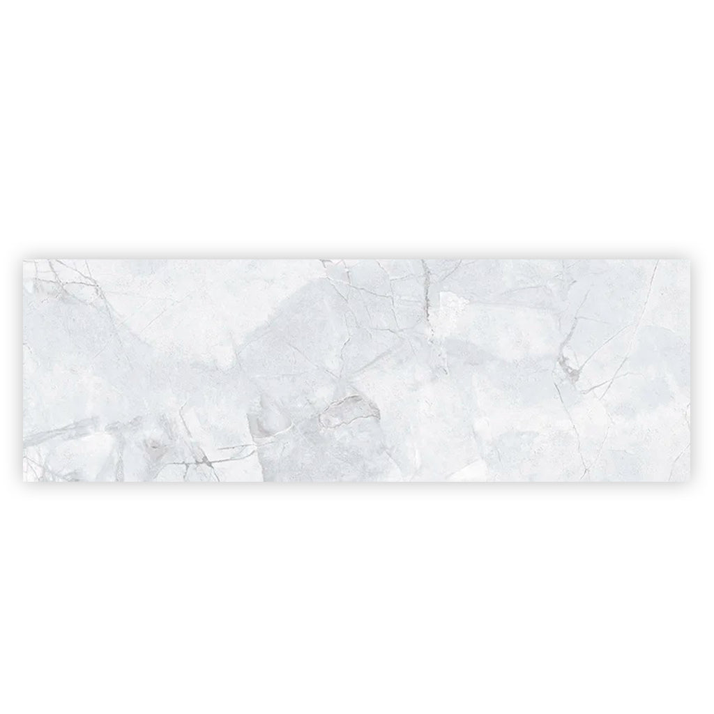 Strata 15.75 in. x 47.25 in. Matte Light Grey and White Ceramic Large Format Wall and Floor Tile (15.5 sq ft/case) - 3 Pack