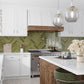 Olive Green 2.6x16 Glossy Ceramic Subway Tile (38 pack, 10.76 sq ft/case) - Sample