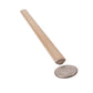Beige 0.5x8 Glossy Ceramic Pencil Tile Trim (10 pack, 0.3 sq ft/case) - Sample