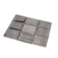 Black 4x4 Glossy Square Ceramic Tile (50 pack, 5.38 sq ft/case) - Sample