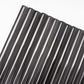 Black 0.5x8 Ceramic Glossy Pencil Tile Trim (10 pack, 0.3 sq ft/case) - Sample