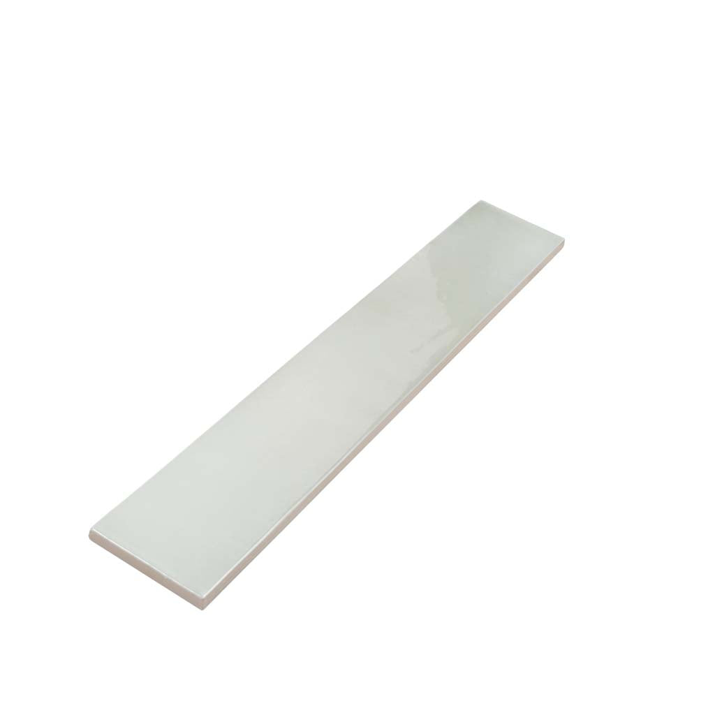 Tea Green 2.6x16 Glossy Ceramic Subway Tile (38 pack, 10.76 sq ft/case) - Sample