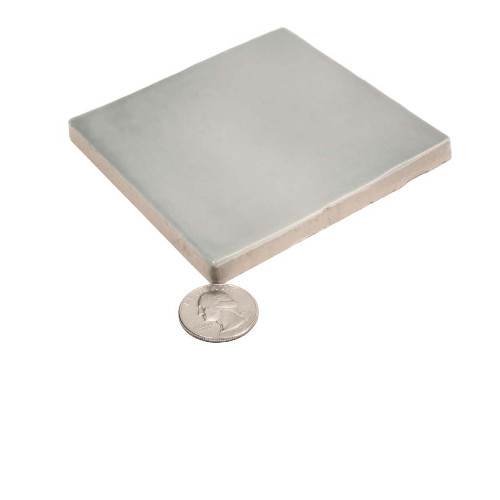 Benjamin Moore Smoke 4x4 Glossy Square Ceramic Tile (50 pack, 5.38 sq ft/case) - Sample