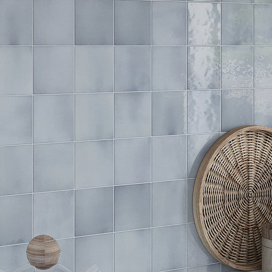 Benjamin Moore Smoke 4x4 Glossy Square Ceramic Tile (50 pack, 5.38 sq ft/case)