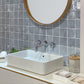 Benjamin Moore Smoke 4x4 Glossy Square Ceramic Tile (50 pack, 5.38 sq ft/case) - Sample