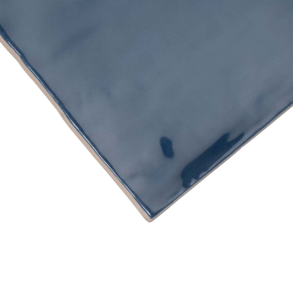 4x4 Silken Blue Glossy Wall and Floor Tile