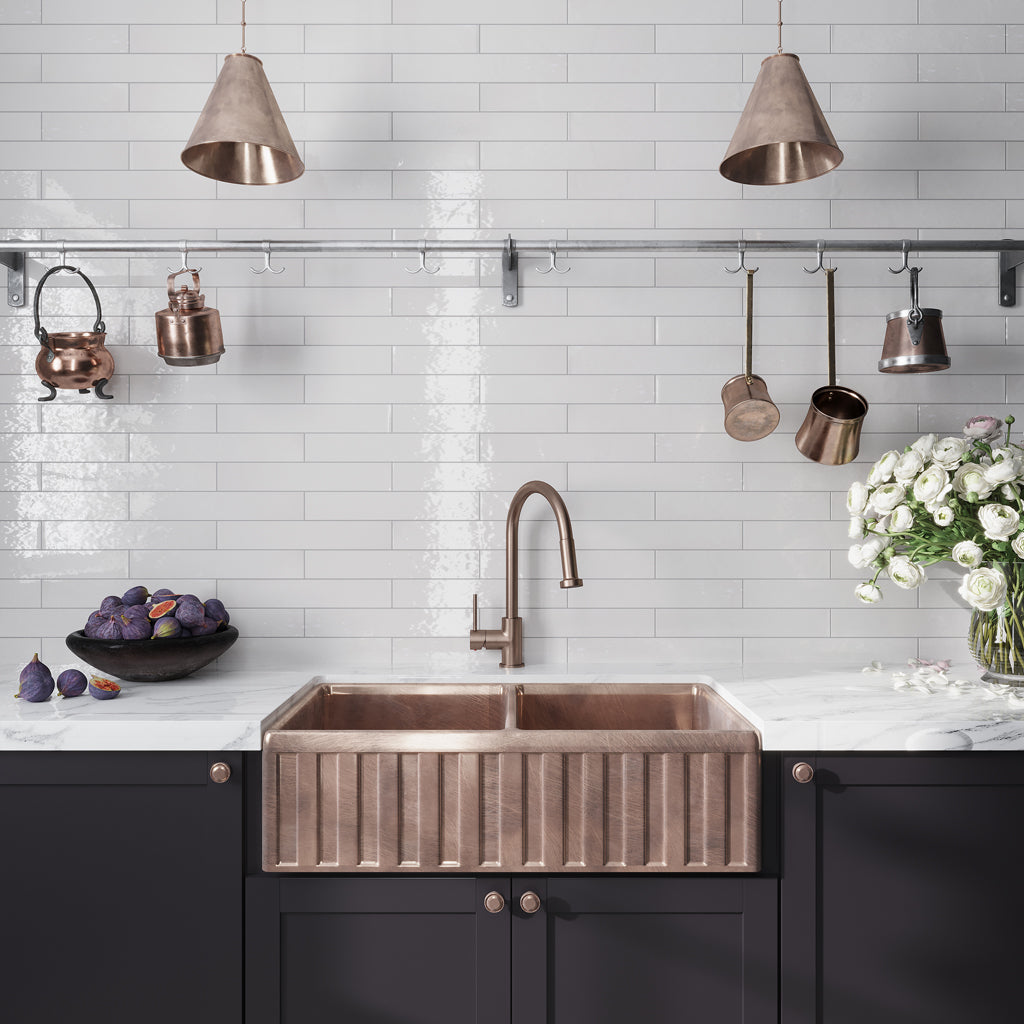 3x16 Silken White Ceramic Tile