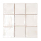 Ivory White 4x4 Glossy Square Ceramic Tile (60 pack, 6.46 sq ft/case) - Sample