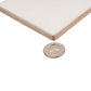 Ivory White 4x4 Glossy Square Ceramic Tile (60 pack, 6.46 sq ft/case) - Sample
