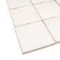 Ivory White 4x4 Glossy Square Ceramic Tile (60 pack, 6.46 sq ft/case) - Sample