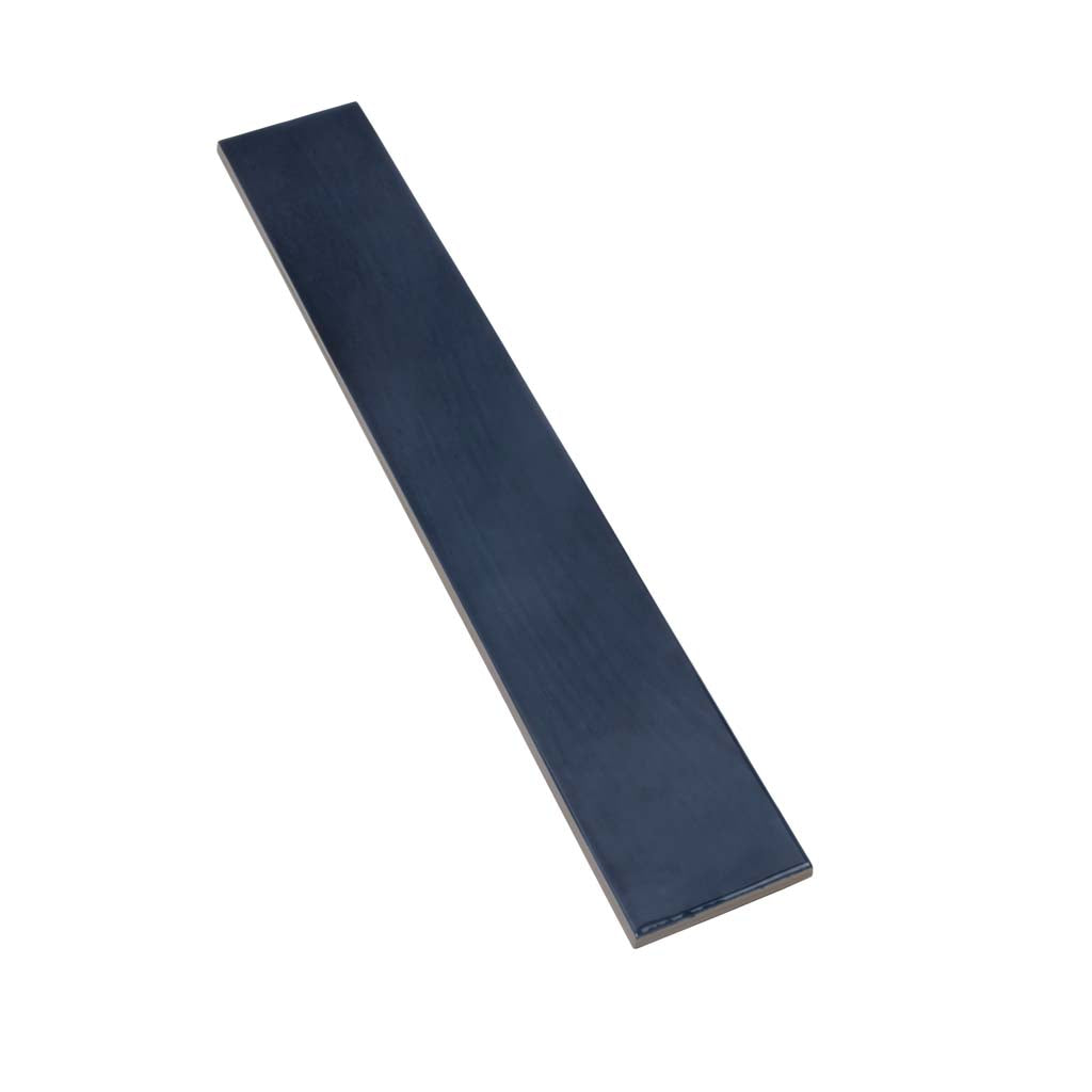 Navy Blue 2.6x16 Glossy Ceramic Subway Tile (38 pack, 10.76 sq ft/case) - Sample