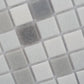 20-pack Mingles 12 in. x 12 in. Glossy White and Black Glass Mosaic Wall and Floor Tile (20 sq ft/case) - Sample