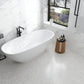 Sample-Eastern White Bianco Carrara 12x12 Polished Basketweave Marble Mosaic Tile (5 pack, 4.83 sq ft/case)