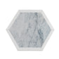 Carrrara Grey, Thassos White 12x12 Polished Hexagon Marble Mosaic Tile (5 pack, 4.3 sq ft/case)