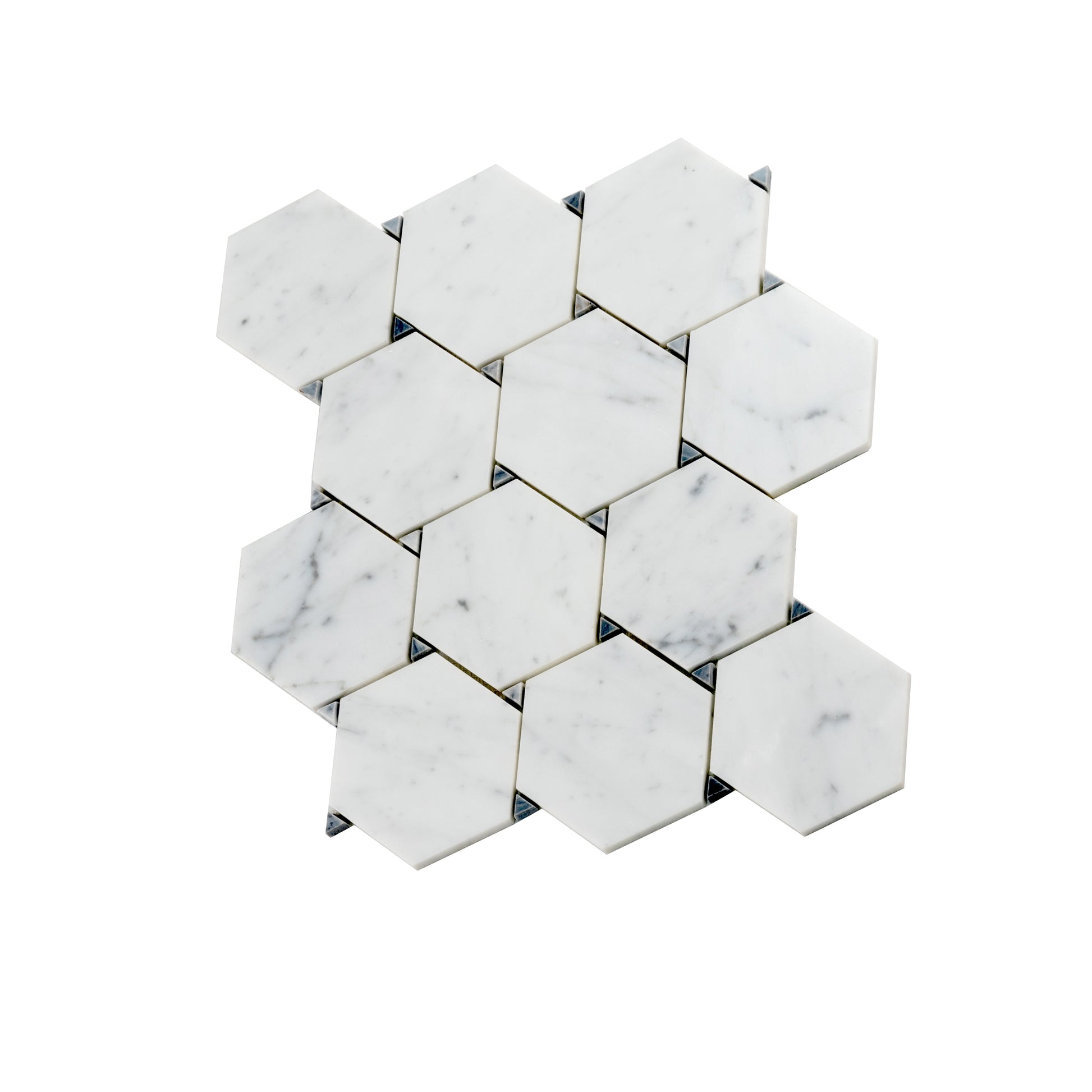 Modern Hexagon Marble Shower Tile